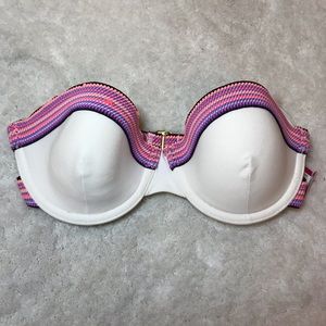 Womens Xhilaration Size Small White Strapless Bikini Top NWT